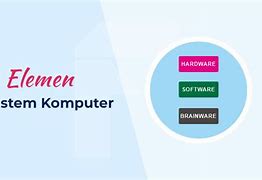 Sistem Komputer Terbagi Menjadi 3 Elemen Yaitu * Programming